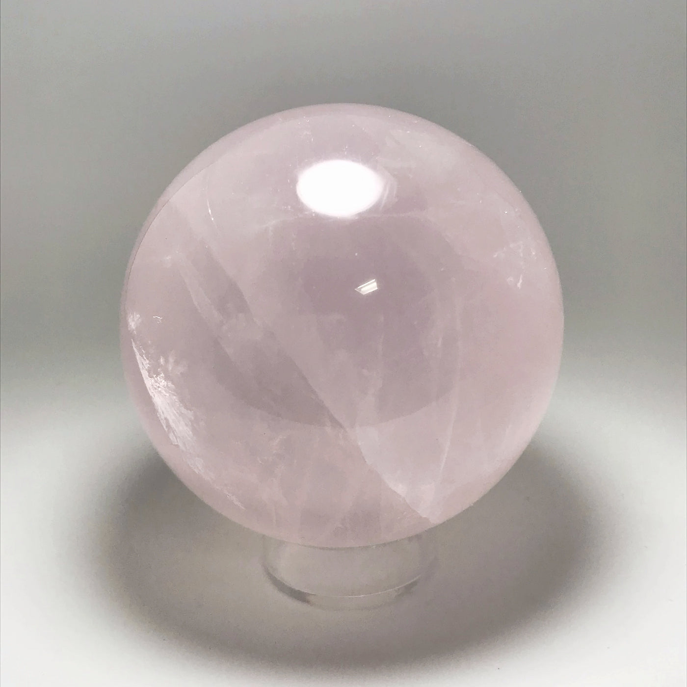 Girasol Rose Quartz Sphere