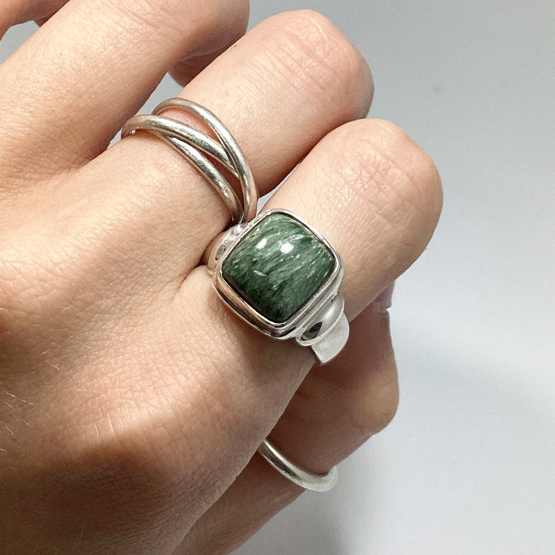 Seraphenite Ring - Rocks and Gems Canada