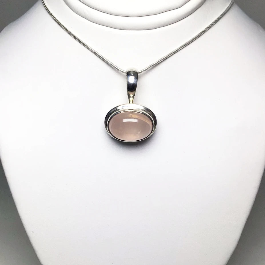Rose Quartz Pendant - Rocks and Gems Canada
