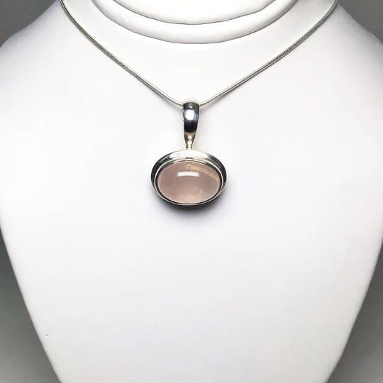 Rose Quartz Pendant - Rocks and Gems Canada