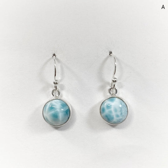 Larimar Dangle Earrings - Rocks and Gems Canada