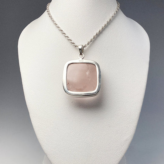 Rose Quartz Pendant - Rocks and Gems Canada