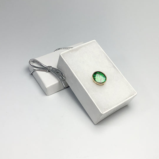 Alberta Ammolite 14K Gold Pendant - Rocks and Gems Canada
