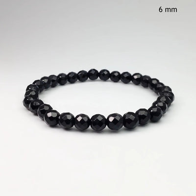 Black Onyx Faceted Beaded Bracelet