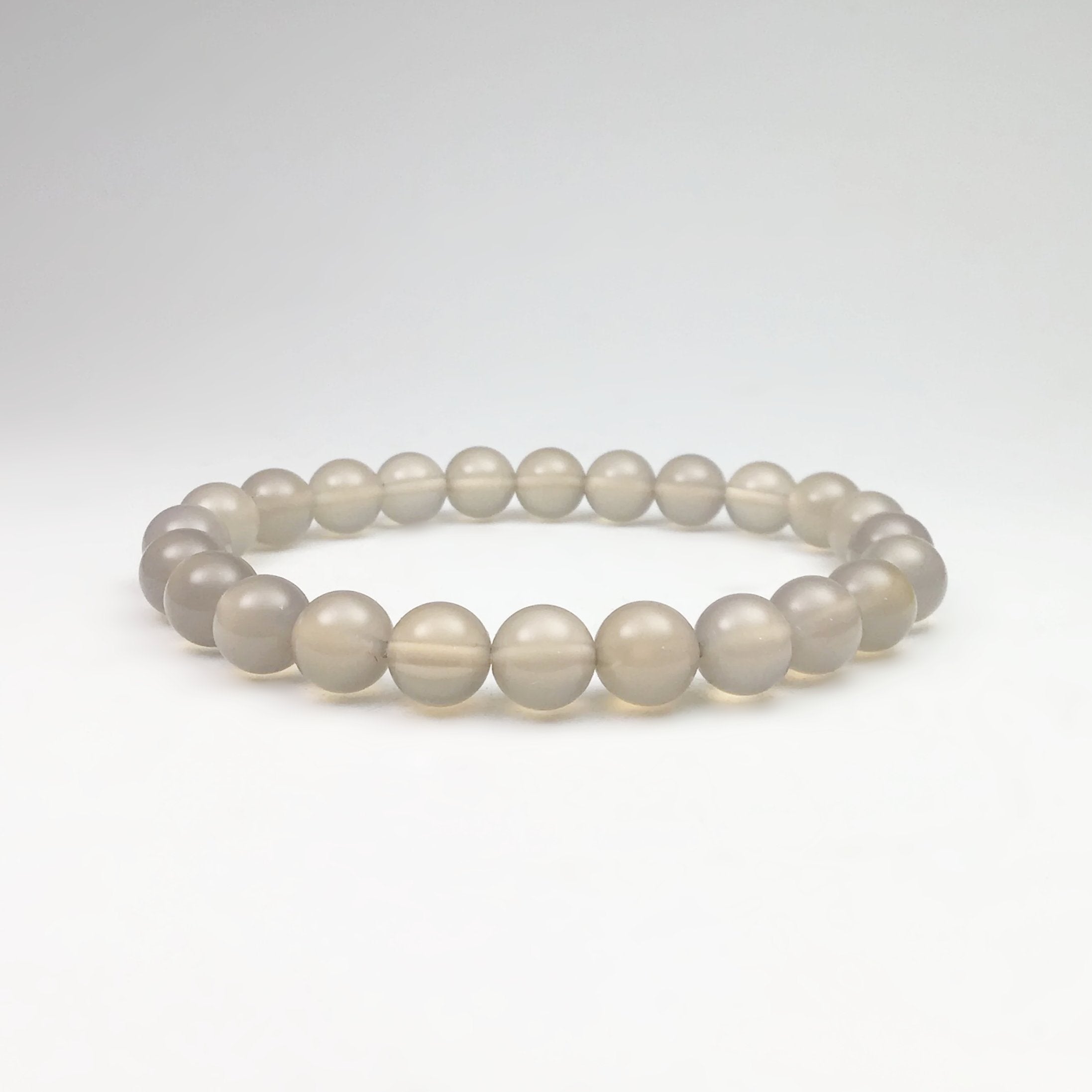 Natural Agate Beaded Bracelet - Rocks and Gems Canada