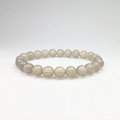 Natural Agate Beaded Bracelet