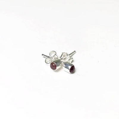 Pink Tourmaline Stud Earrings