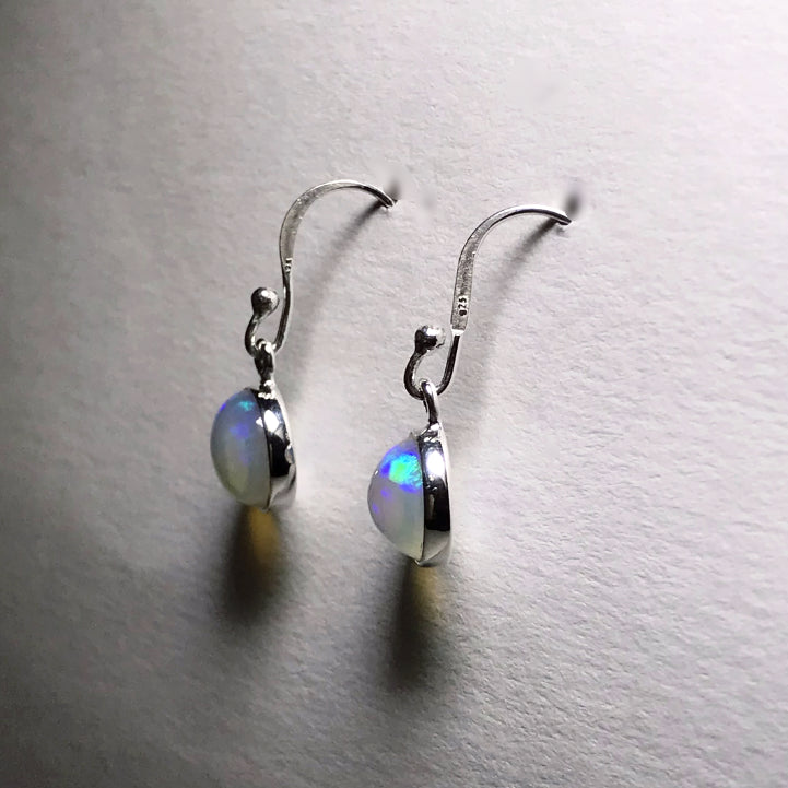 Ethiopian Fire Opal Dangle Earrings - Rocks and Gems Canada
