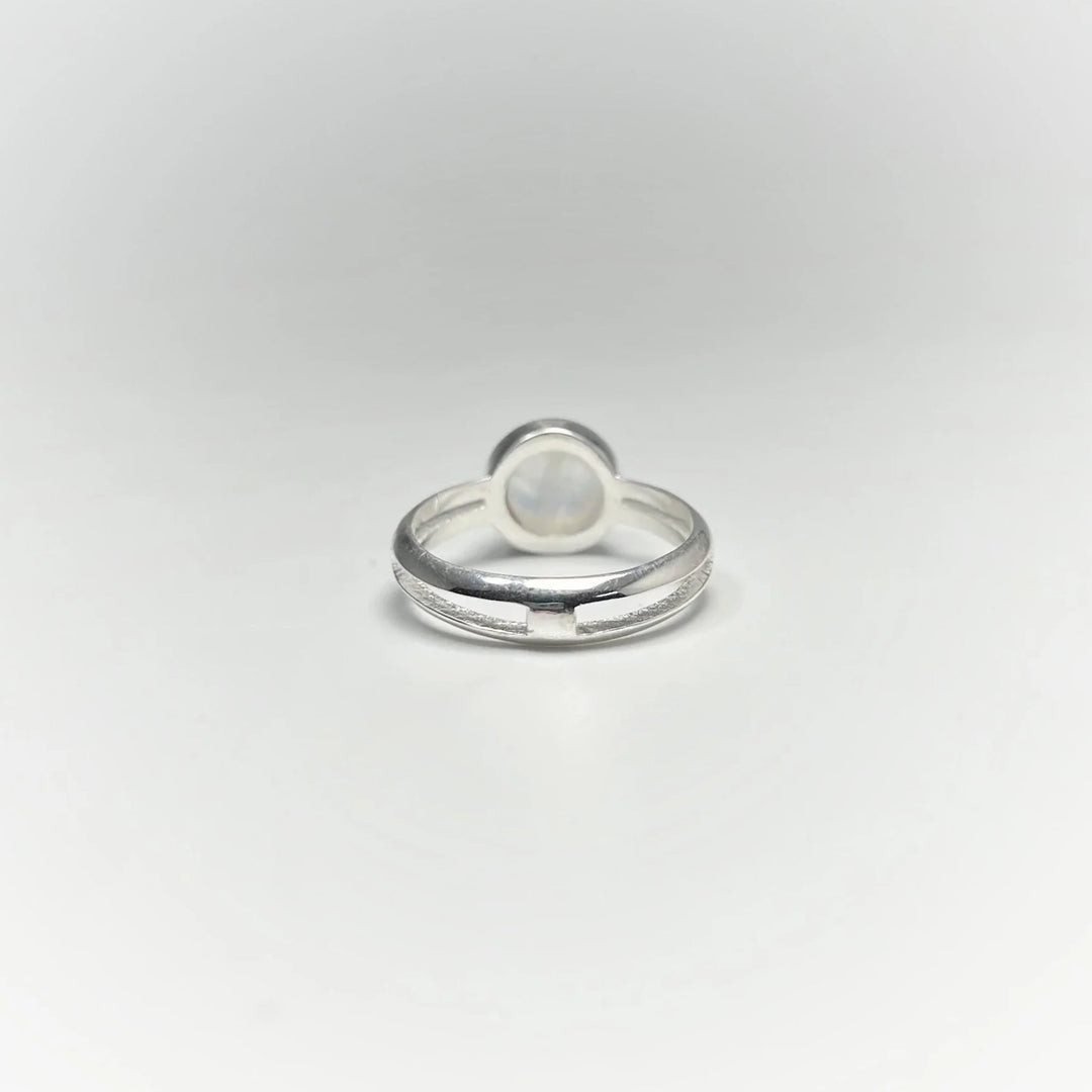 Rainbow Moonstone Ring - Rocks and Gems Canada