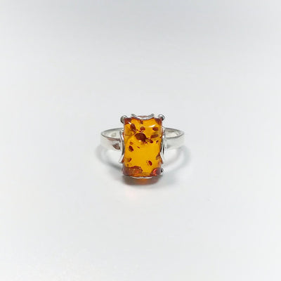 Cognac Amber Ring