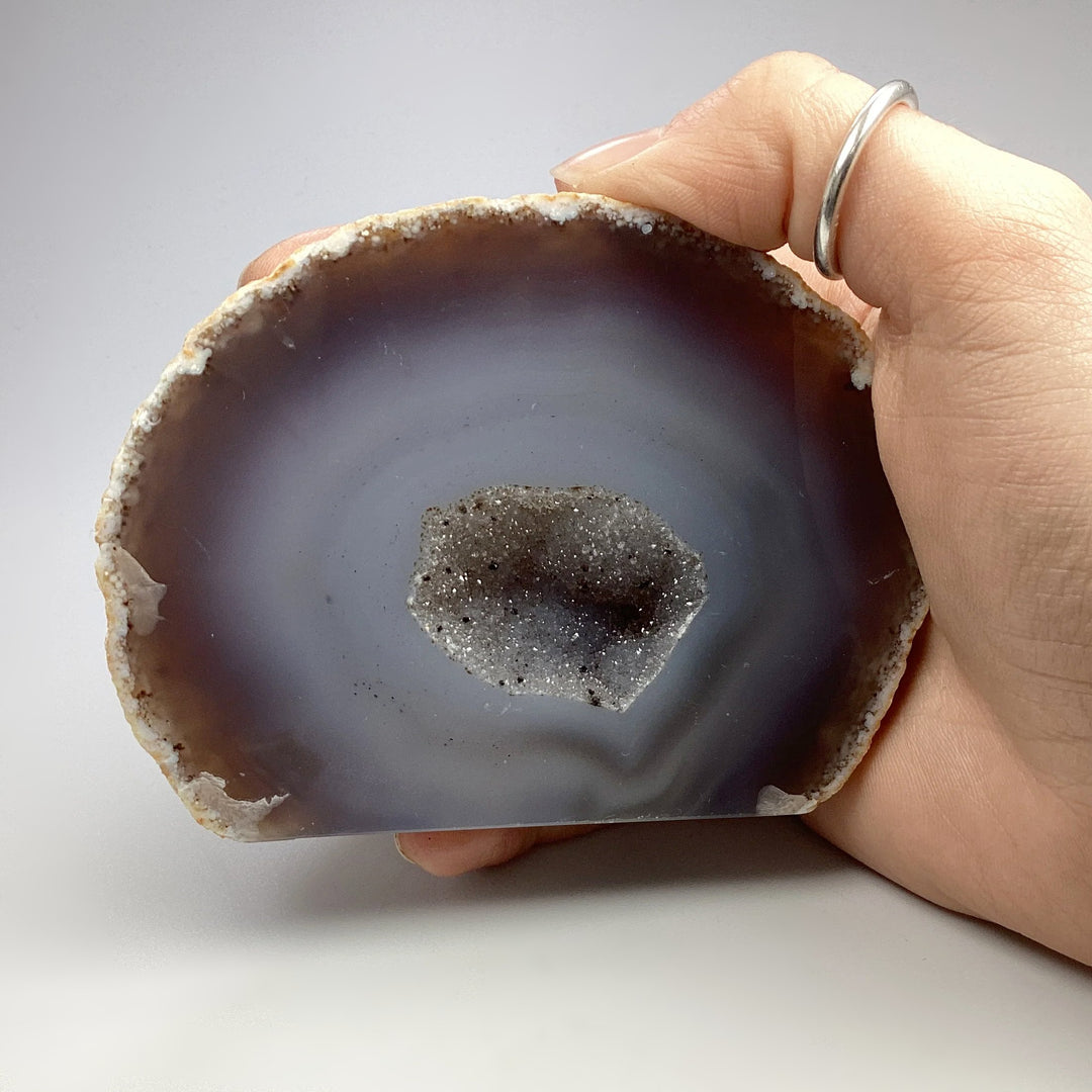 Natural Agate Geode - Rocks and Gems Canada