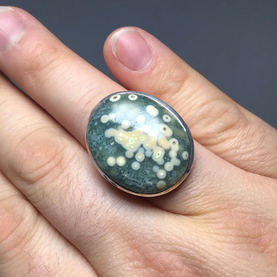 Ocean Jasper Ring - Rocks and Gems Canada