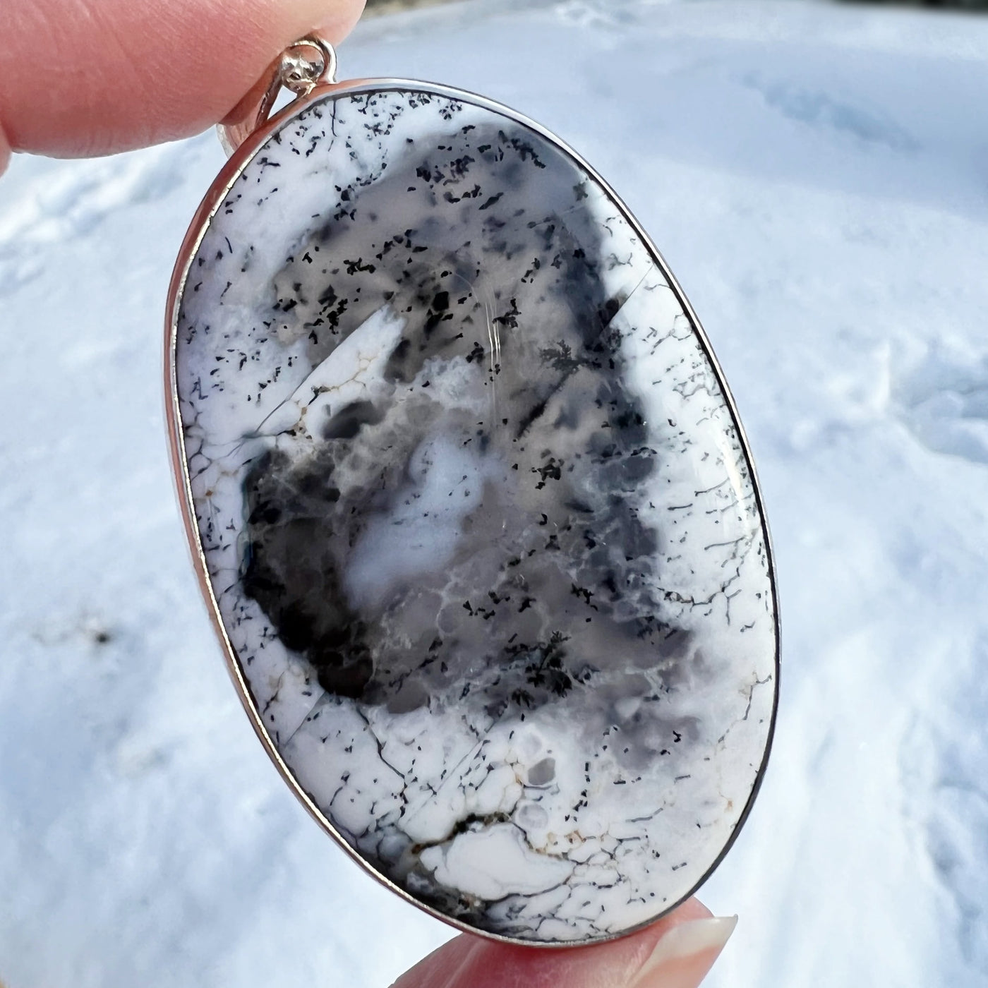 Dendritic Opal Pendant