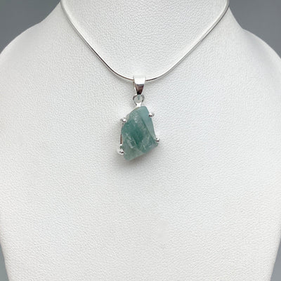 Raw Aquamarine Pendant