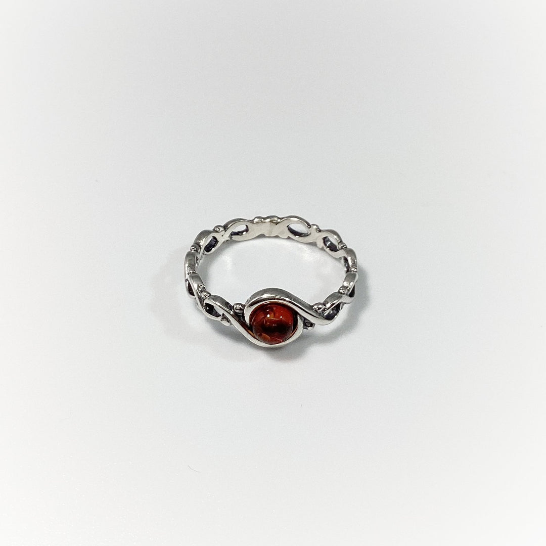 Cognac Amber Ring - Rocks and Gems Canada