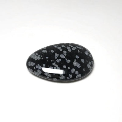Worry Stone - Snowflake Obsidian
