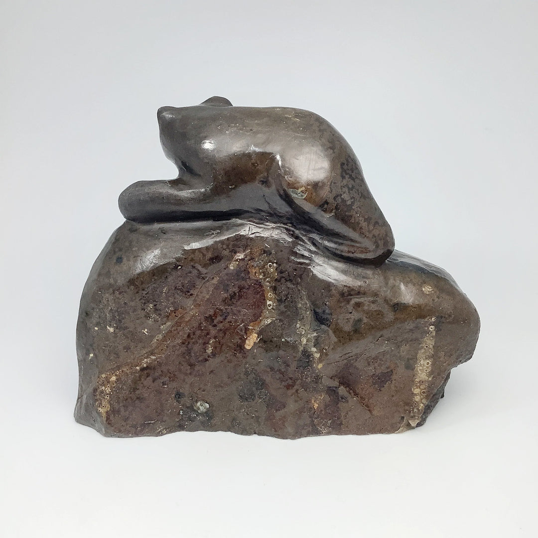 Amethyst Bear Carving - Rocks and Gems Canada