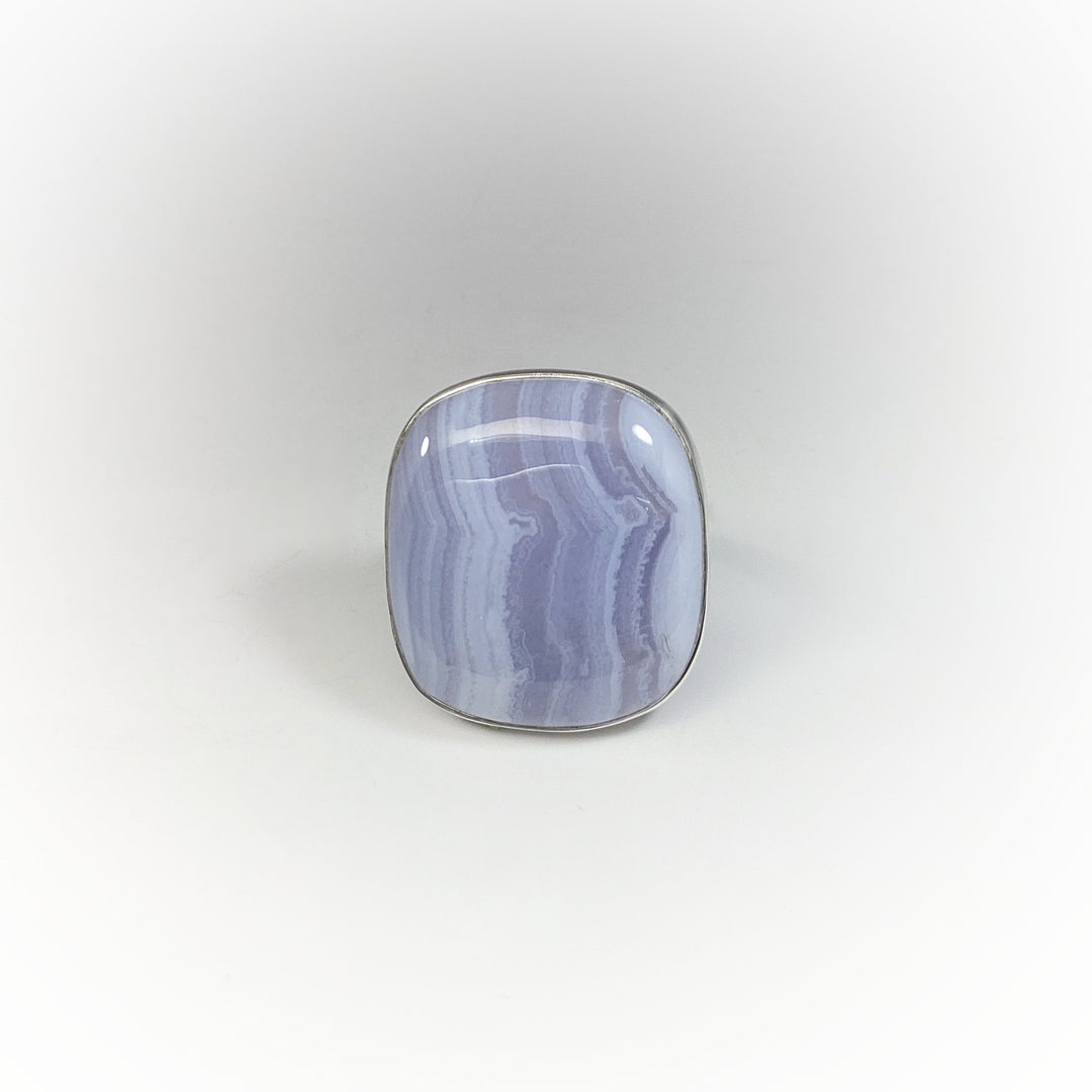 Blue Lace Agate Ring - Rocks and Gems Canada