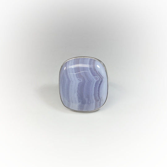 Blue Lace Agate Ring - Rocks and Gems Canada