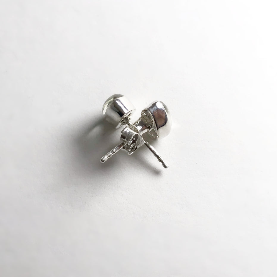 Green Amethyst Stud Earrings - Rocks and Gems Canada