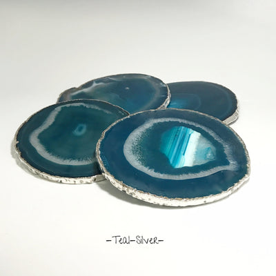 Agate Coasters - Set of 4