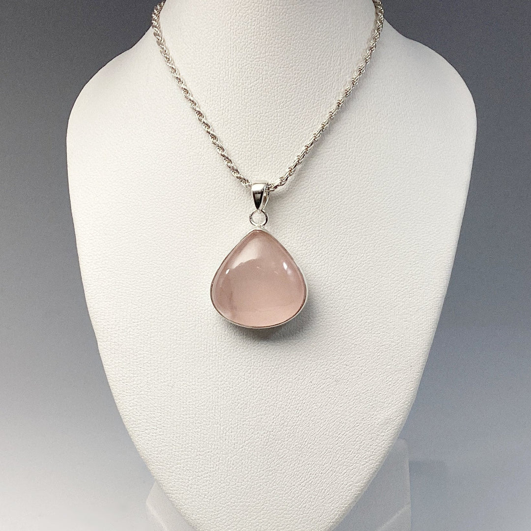 Rose Quartz Pendant - Rocks and Gems Canada