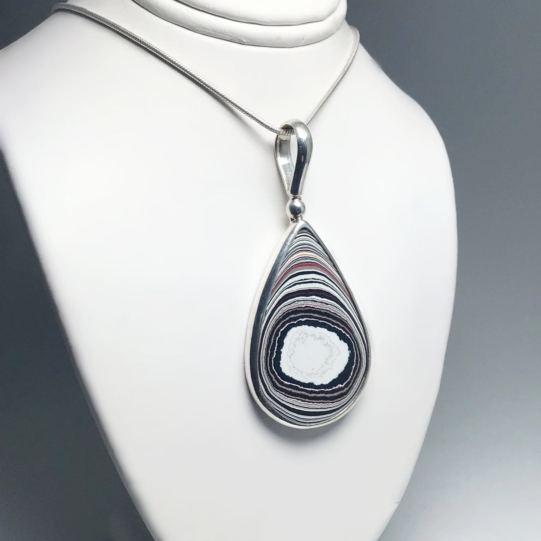 Fordite Pendant - Rocks and Gems Canada