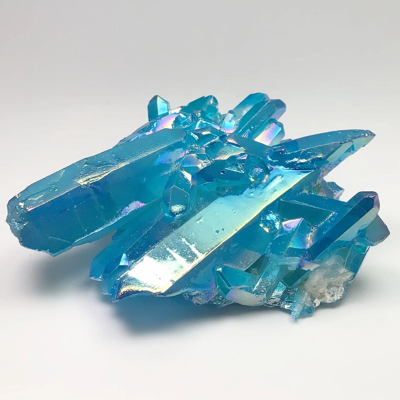 Rainbow Aqua Aura Quartz Cluster