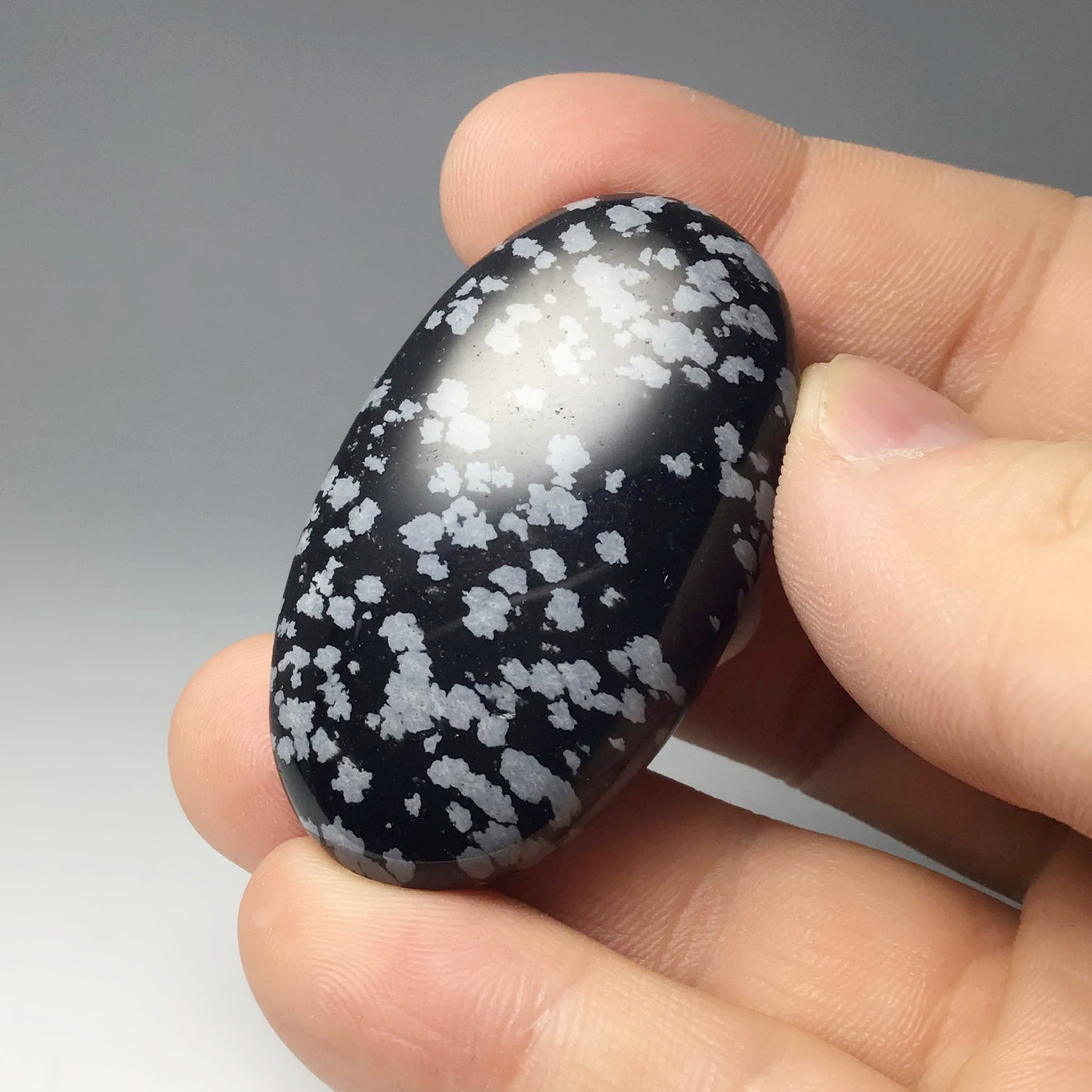 Snowflake Obsidian Gratitude Stone