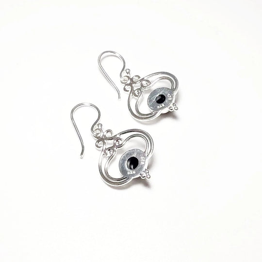 Black Onyx Dangle Earrings - Rocks and Gems Canada