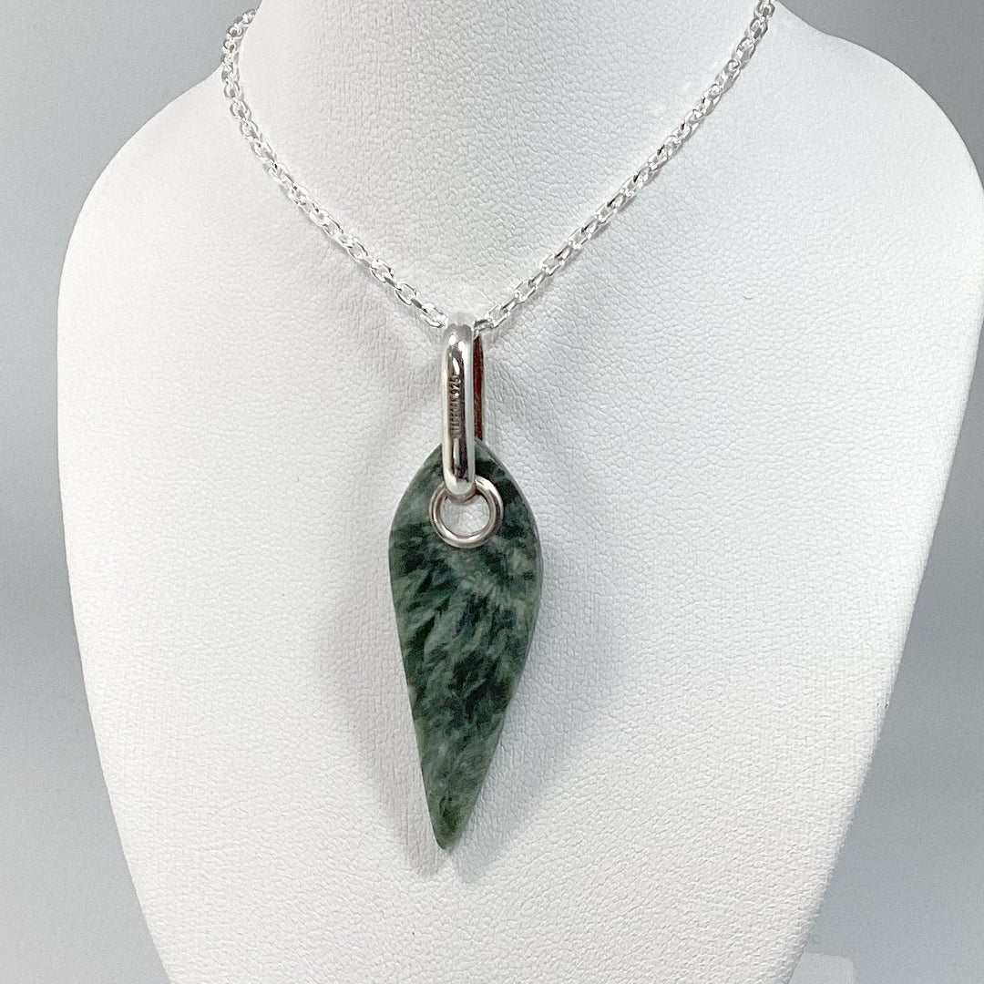 Seraphenite Pendant - Rocks and Gems Canada