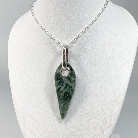 Seraphenite Pendant - Rocks and Gems Canada