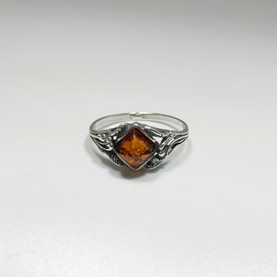 Cognac Amber Ring