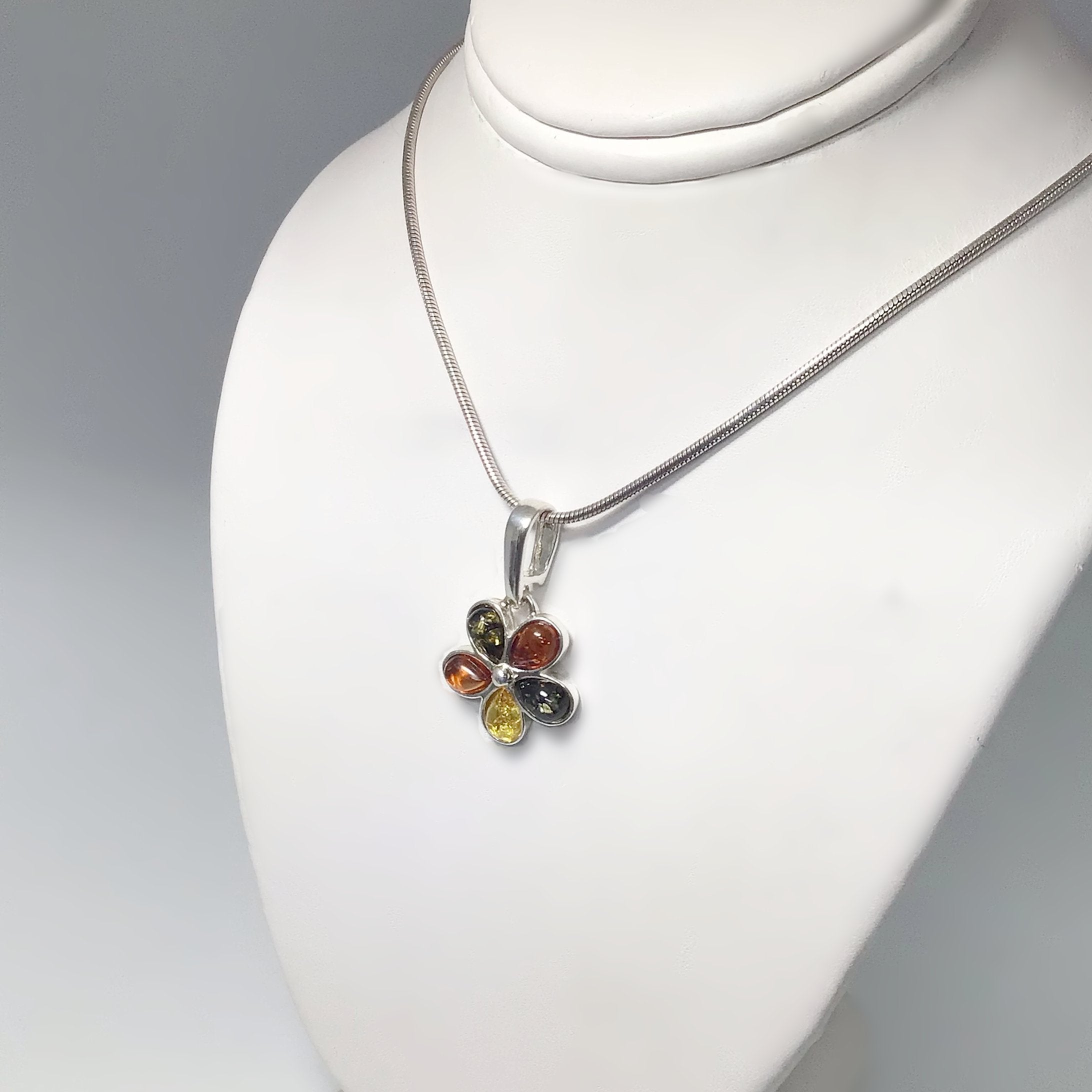 Mixed Amber Pendant - Rocks and Gems Canada