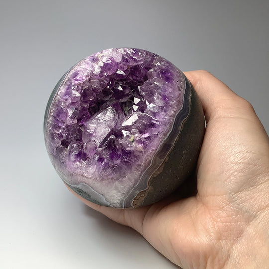 Amethyst Geode Sphere - Rocks and Gems Canada
