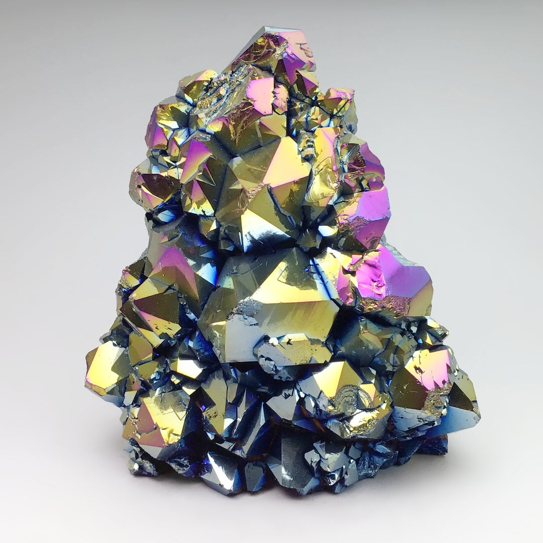 Rainbow Amethyst Druze Cluster Stand Up - Rocks and Gems Canada