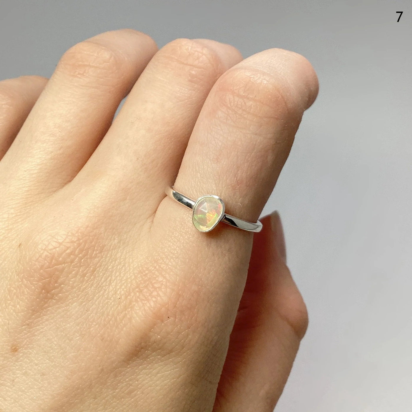 Ethiopian Fire Opal Ring