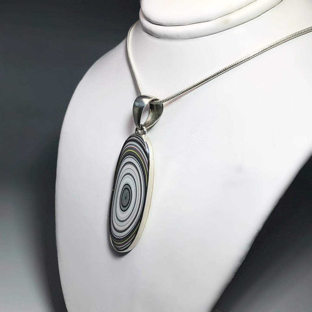 Fordite Pendant - Rocks and Gems Canada