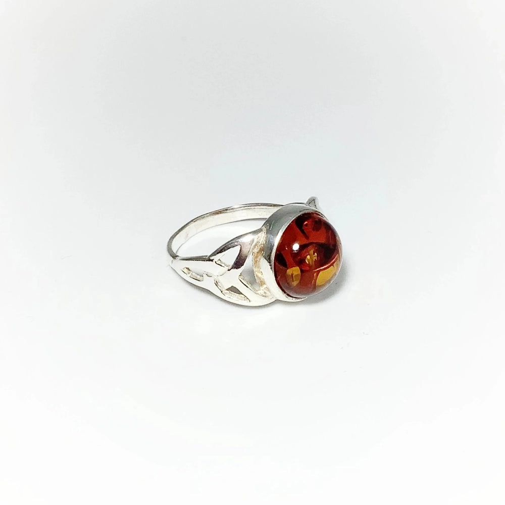 Cognac Amber Ring - Rocks and Gems Canada