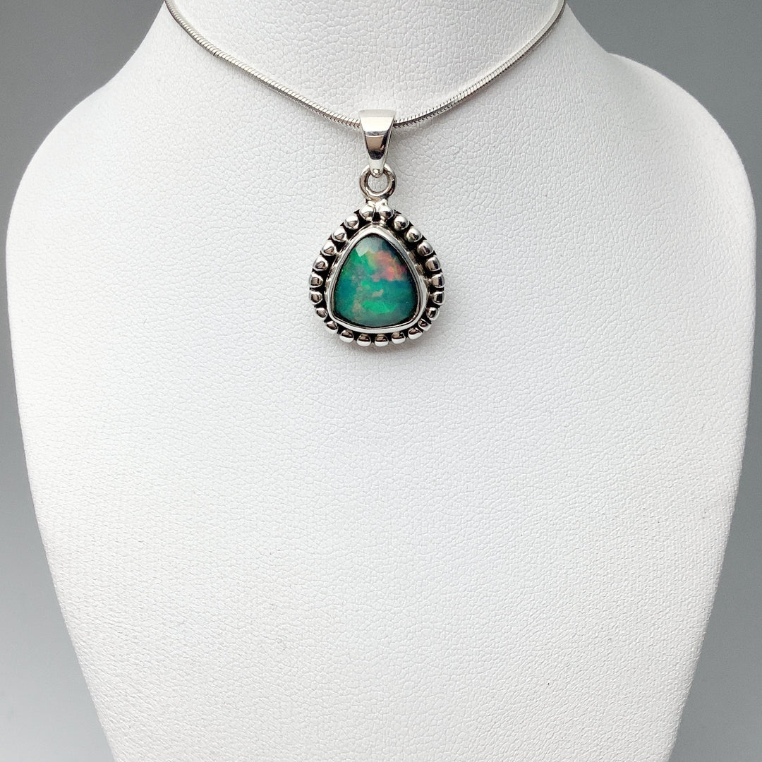 Fire Opal Pendant - Rocks and Gems Canada