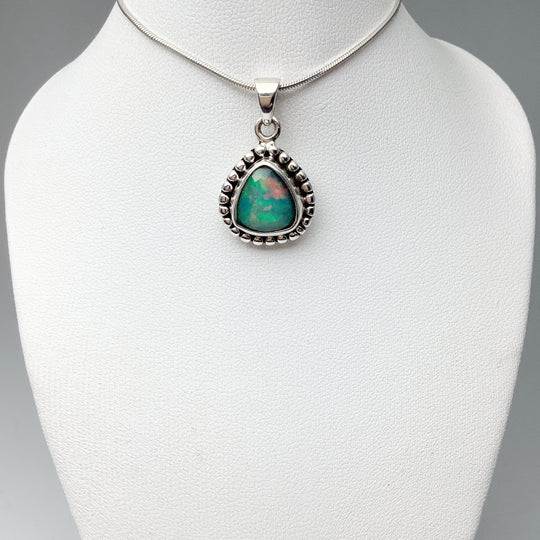 Fire Opal Pendant - Rocks and Gems Canada