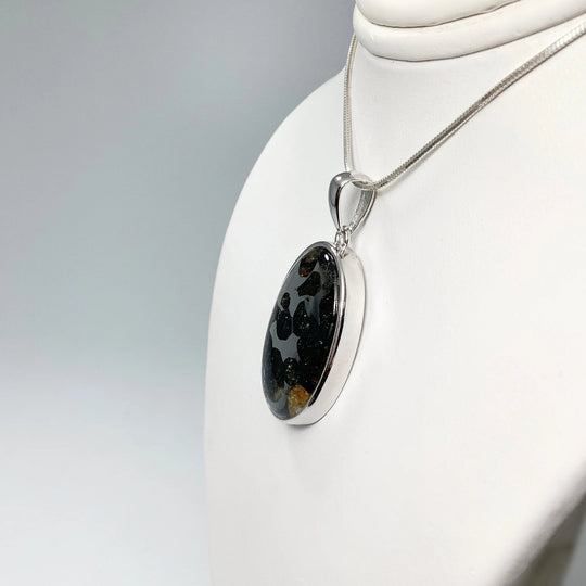 Sericho Meteorite Oval Pendant - Rocks and Gems Canada