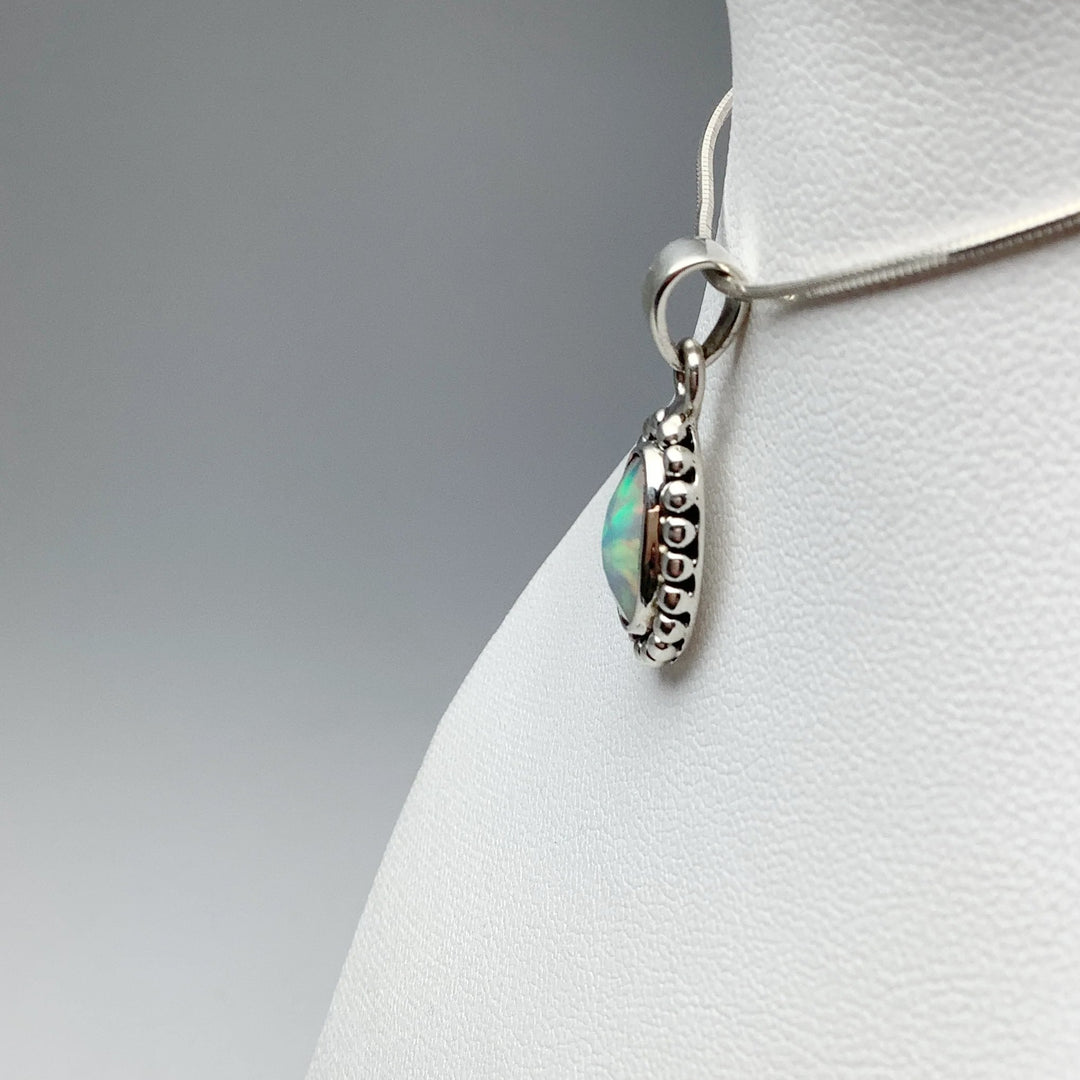 Fire Opal Pendant - Rocks and Gems Canada