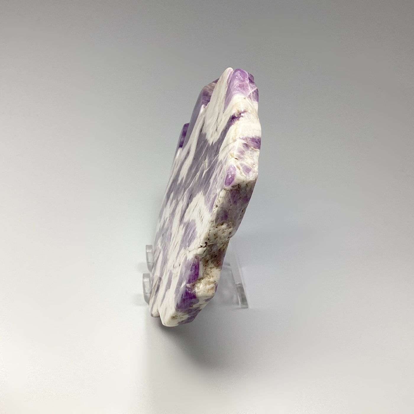 Chevron Amethyst Slice