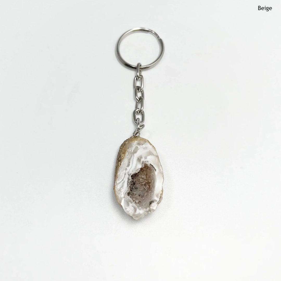 Geode Keychain - Rocks and Gems Canada