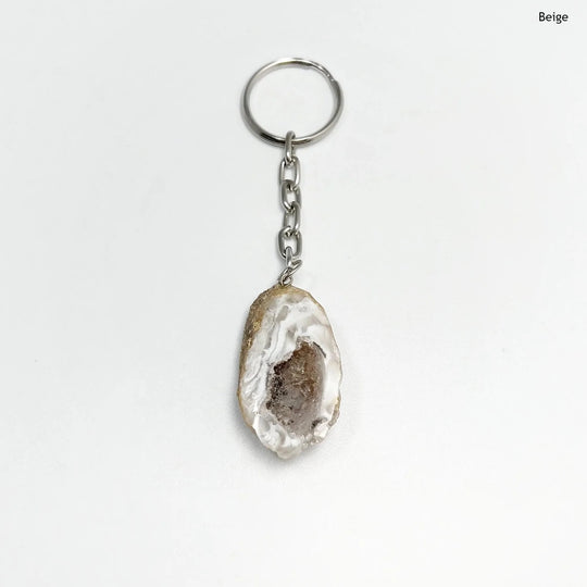 Geode Keychain - Rocks and Gems Canada