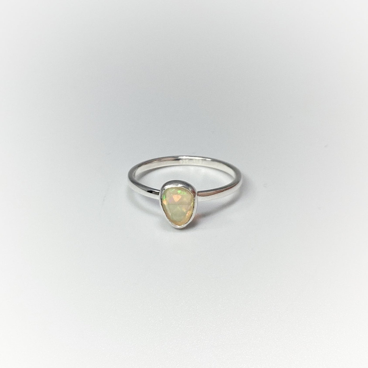 Ethiopian Fire Opal Ring