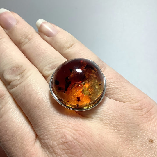 Ombre Amber Ring