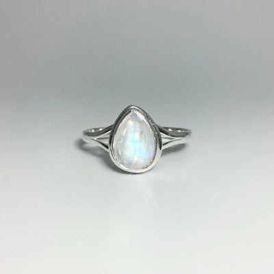 Rainbow Moonstone Ring