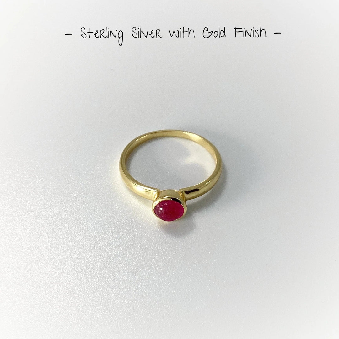 Pink Jade Ring - Rocks and Gems Canada